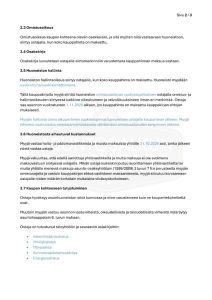 Ilmainen asunto-osakkeen kauppakirjapohja